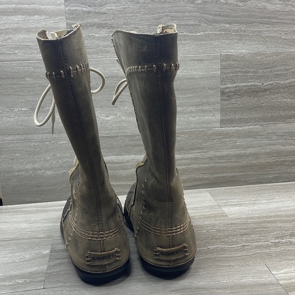 Sorel Cate The Great Waterproof Tall Leather Boots Size 5 EU 36 - Picture 5 of 12
